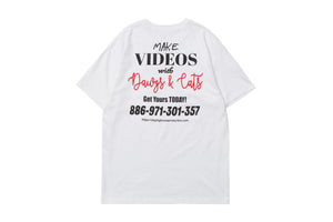 Make Video Tee / White