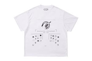 在素材輪播內開啟圖片，Wav Mesh Tee / White
